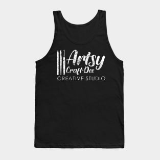 Distressed Artsy Craft-Dee Logo Tank Top